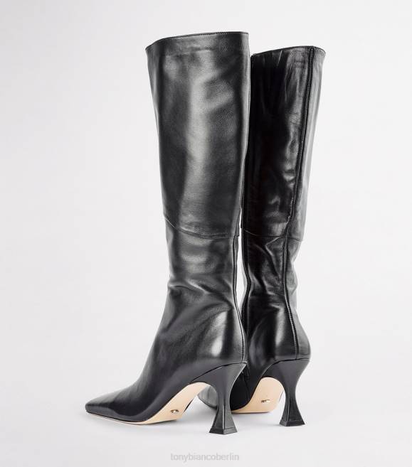 kniehohe Stiefel| de Tony Bianco Frauen Fantasy-Kalbsstiefel schwarzes Venedig 4624410